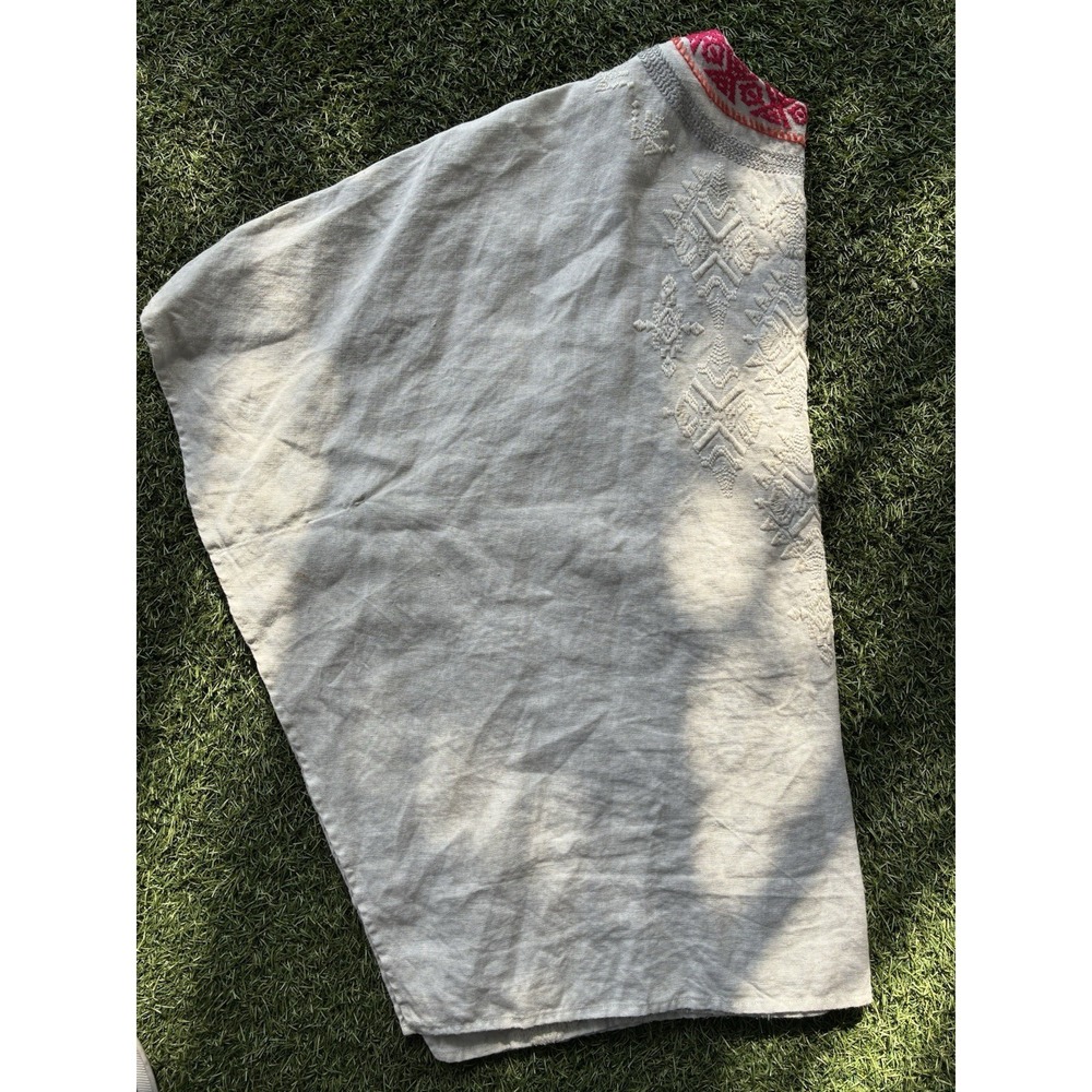 Joy Love Light‎ JW Johnny Was Los Angeles White Medium  100% Linen Embroidered - Picture 8 of 8